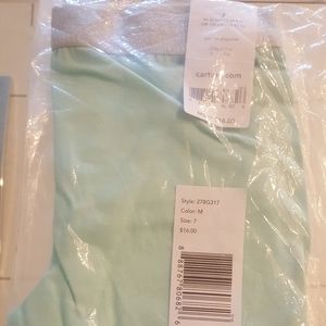 Carters Girl Leggins Size 7 Color Aqua Brand
